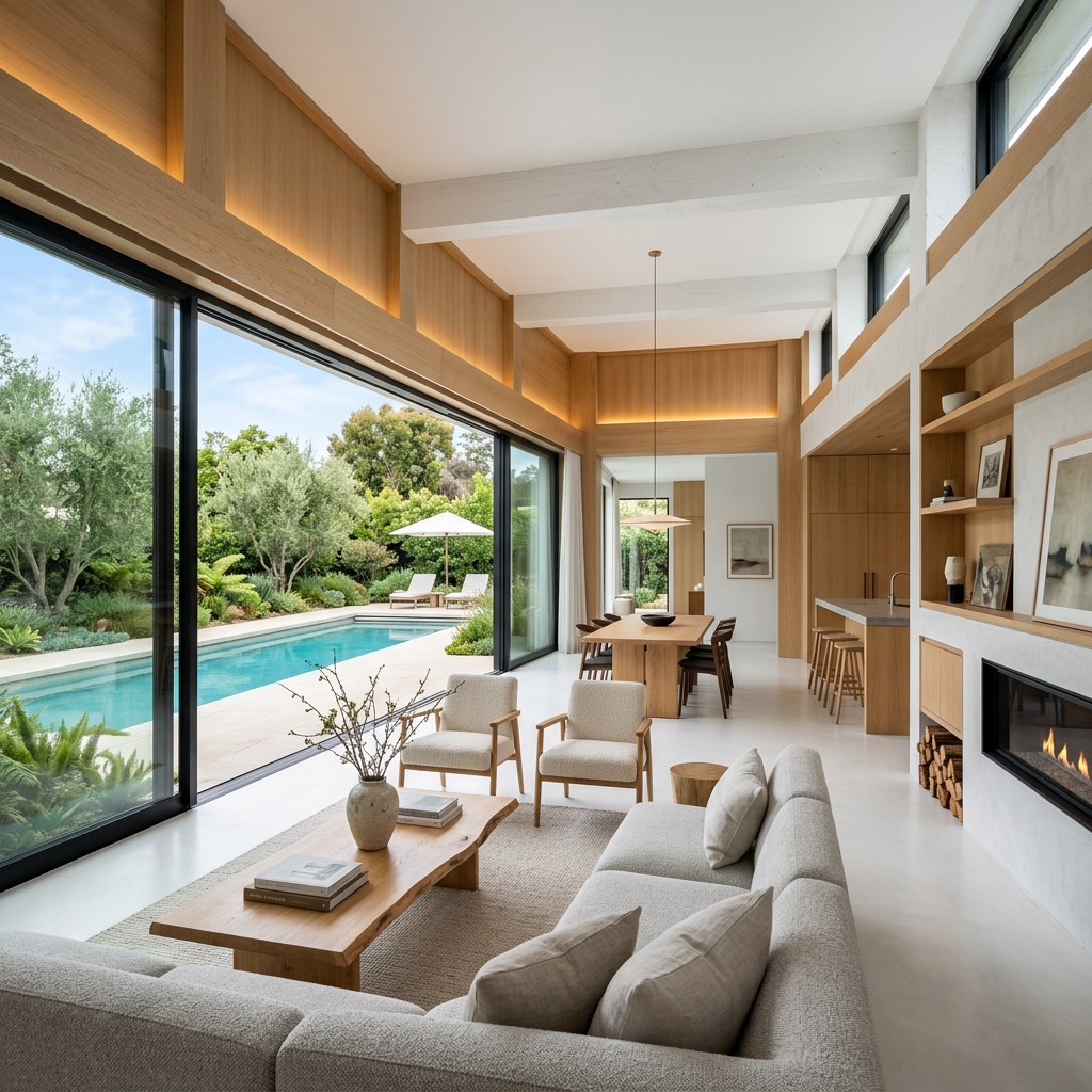 Luxury Custom Home Interior detail by Eva Construction